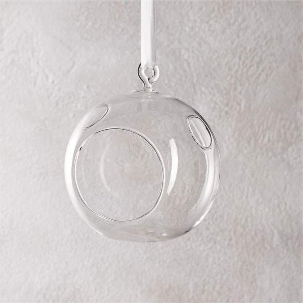 CB2 Whirly Hanging Tea Light Candle Holder ~ GIFT SET of 2 with 4 Tea Candles
